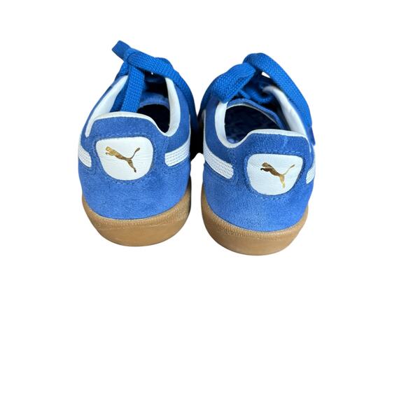 Puma Women's Cobalt Blue Palermo Gum Sole Lace Up Sneakers - 6 - Picture 3 of 12